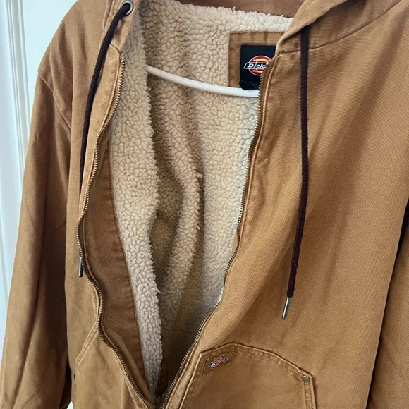 Dickies Brown Lightweight Hooded Jacket Jackets & Coats